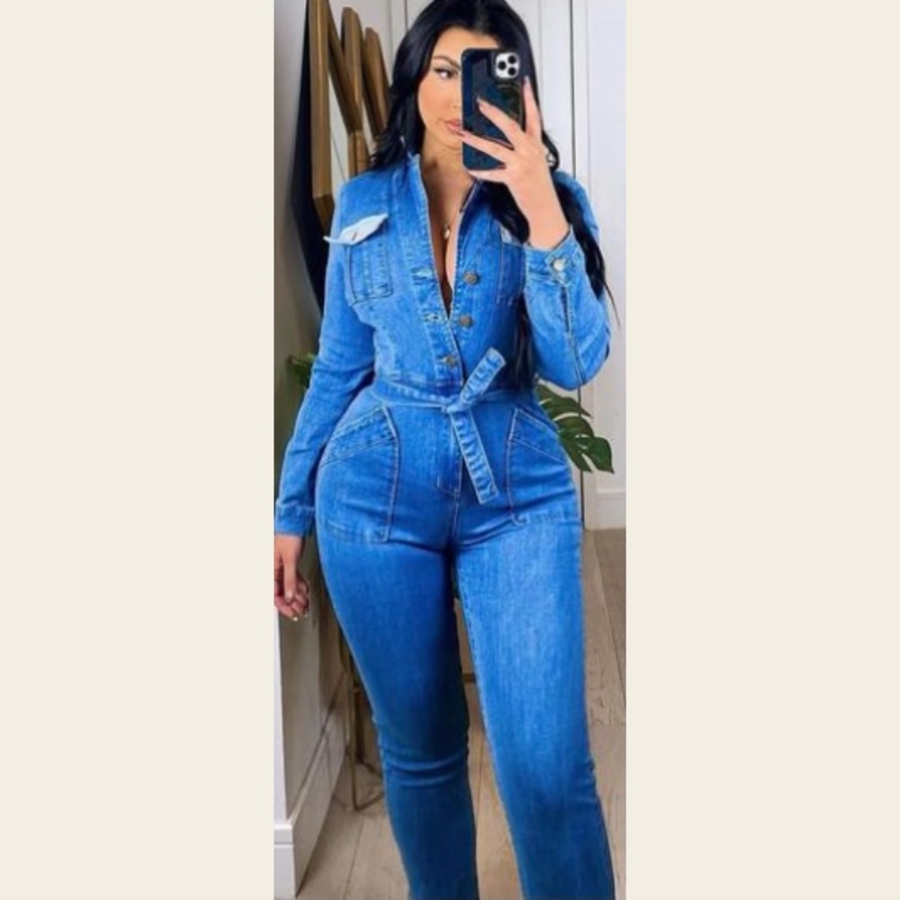 Amazing Never worn ! FN Denim Jumpsuit!